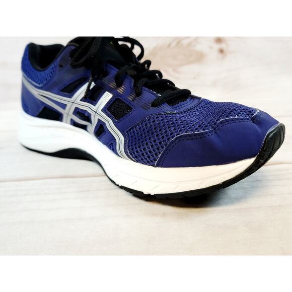 Asics Gel Contend 5 Running Shoe Sneakers Mens Size 10 Extra Wide Blue 1011A252 - Picture 14 of 16